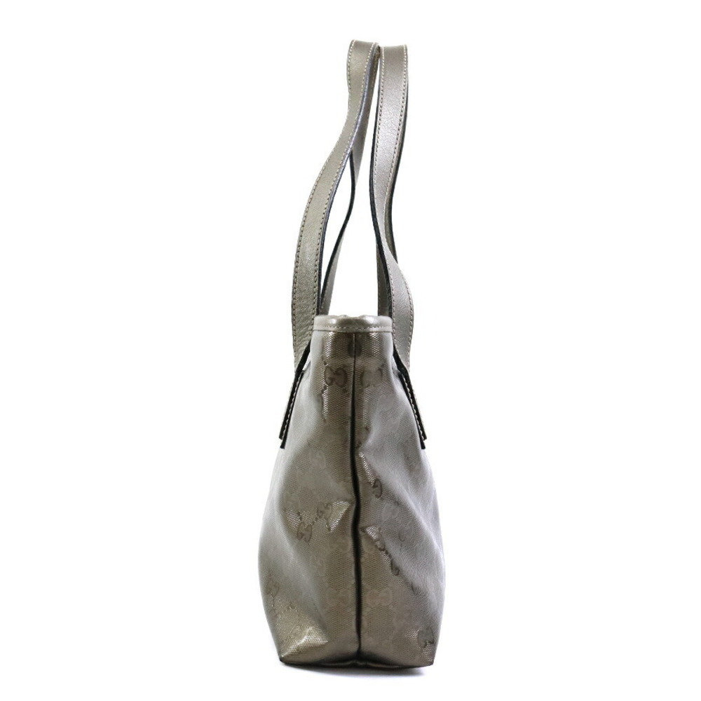 Gucci leather Green bag Khaki tote Imprime metallic GG shoulder